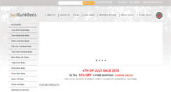 Desktop Screenshot of justbunkbeds.com